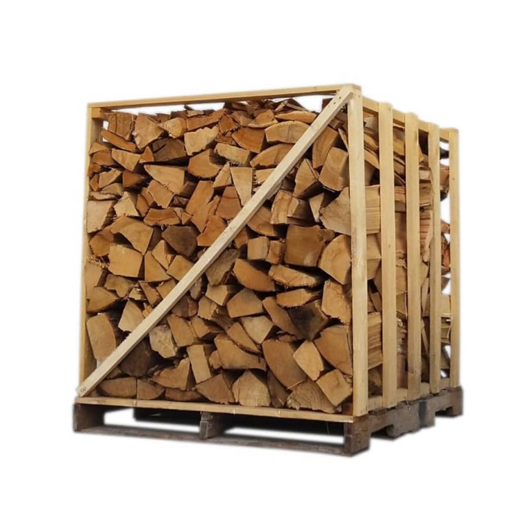 BA16 Holzscheite 50 cm – Mischung 80 % Hartholz, 1 Palette = 1,5 Schüttraummeter (SRM) (1,2 m³) – Bild 1
