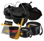 XXL Dutch Oven Set / Starterpaket mit Zubehör